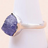 Tanzanite raw ring silver Ag 925 LOT332