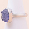 Tanzanite raw ring silver Ag 925 LOT336