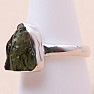 Moldavite silver ring Ag 925 R343