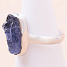 Tanzanite raw ring silver Ag 925 LOT345