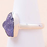 Tanzanite raw ring silver Ag 925 LOT349