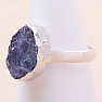 Tanzanite raw ring silver Ag 925 LOT351