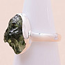 Moldavite silver ring Ag 925 R351