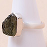 Moldavite silver ring Ag 925 R352