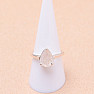 Moonstone rainbow ring silver Ag 925 35358