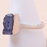 Tanzanite raw ring silver Ag 925 LOT354