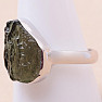 Moldavite silver ring Ag 925 R357