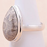 Coral fossil Indonesian ring silver Ag 925 R358