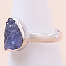 Tanzanite raw ring silver Ag 925 LOT361