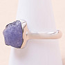 Tanzanite raw ring silver Ag 925 LOT362