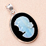 Onyx Cameo pendant silver Ag 925 36273