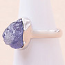 Tanzanite raw ring silver Ag 925 LOT365