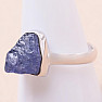 Tanzanite raw ring silver Ag 925 LOT368