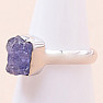 Tanzanite raw ring silver Ag 925 LOT371