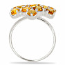 Citrine ring silver Ag 925 R5097C