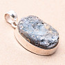 Kyanite Paraiba raw pendant silver Ag 925 P46