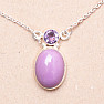 Phosphosiderite necklace silver Ag 925 46267