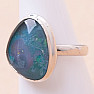 Opal Australian triplet ring silver Ag 925 48542