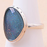 Opal Australian triplet ring silver Ag 925 48554