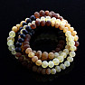 Amber natural bracelet satin Rainbow multicolor baroque limited collection