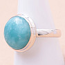 Smithsonite silver ring Ag 925 R509