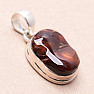 Mexican agate fire pendant silver Ag 925 57129