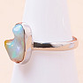 Opal Ethiopian raw ring silver Ag 925 LOT58