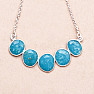 Turquoise Sleeping Beauty Necklace Ag 925 58101