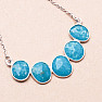 Turquoise Sleeping Beauty Necklace Ag 925 58101