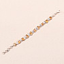 Citrine raw bracelet silver Ag 925 58129