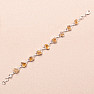 Citrine raw bracelet silver Ag 925 58138