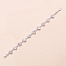 Moonstone rainbow bracelet silver Ag 925 B585