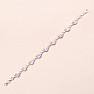 Moonstone rainbow bracelet silver Ag 925 B588