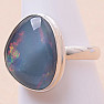 Opal Australian triplet ring silver Ag 925 59558