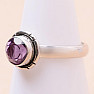 Amethyst cut ring silver Ag 925 59710