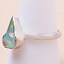 Opal Ethiopian raw ring silver Ag 925 LOT60