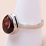 Agate Mexican Fire Ring Silver Ag 925 R619