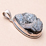 Kyanite Paraiba raw pendant silver Ag 925 P63