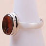 Agate Mexican Fire Ring Silver Ag 925 R633