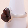 Agate Mexican Fire Ring Silver Ag 925 R635