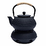 Tetsubin iron heater for teapots