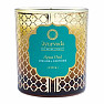 Scented candle in glass Ayurveda Pitta dosha with aquilaria scent