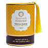 Scented candle in glass Ayurveda Vata dosha with the scent of night hyacinth and jasmine