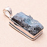 Kyanite Paraiba raw pendant silver Ag 925 P66