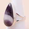 Amethyst chevron ring silver Ag 925 R670