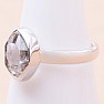 Herkimer diamond ring silver Ag 925 LOT68