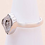 Herkimer diamond ring silver Ag 925 LOT69