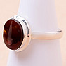 Agate Mexican Fire Ring Silver Ag 925 69592