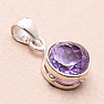 Amethyst pendant silver Ag 925 69814