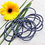 Sapphire bracelet extra AA quality cut beads